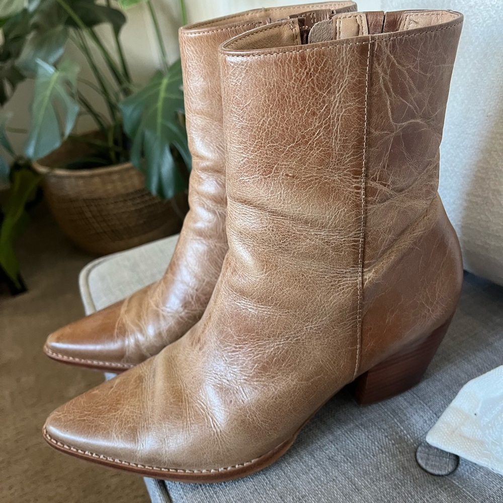 Matisse Tan Ankle Boots